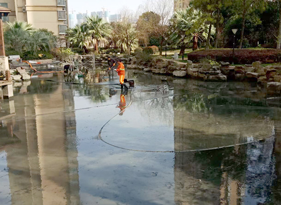 宿迁景观池淤泥清理