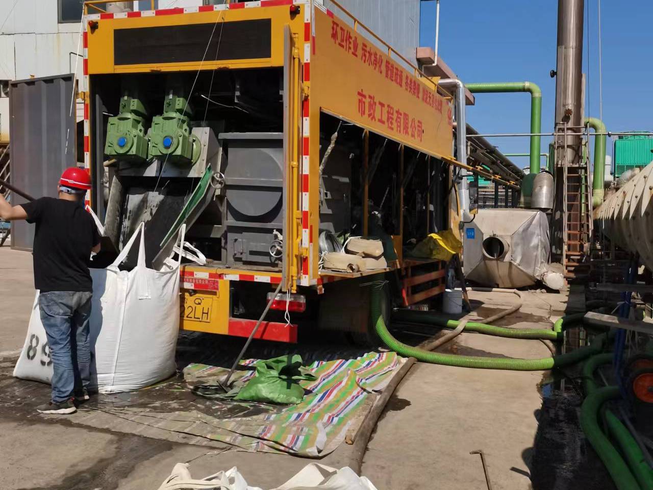 宿迁淤泥压干处理